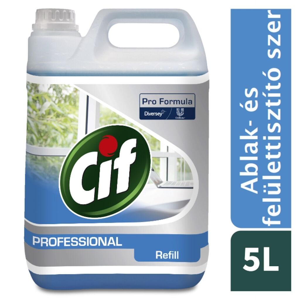 Cif Pro Formula Glass & Multi Surface 2x5L - Ablak- és felülettisztítószer